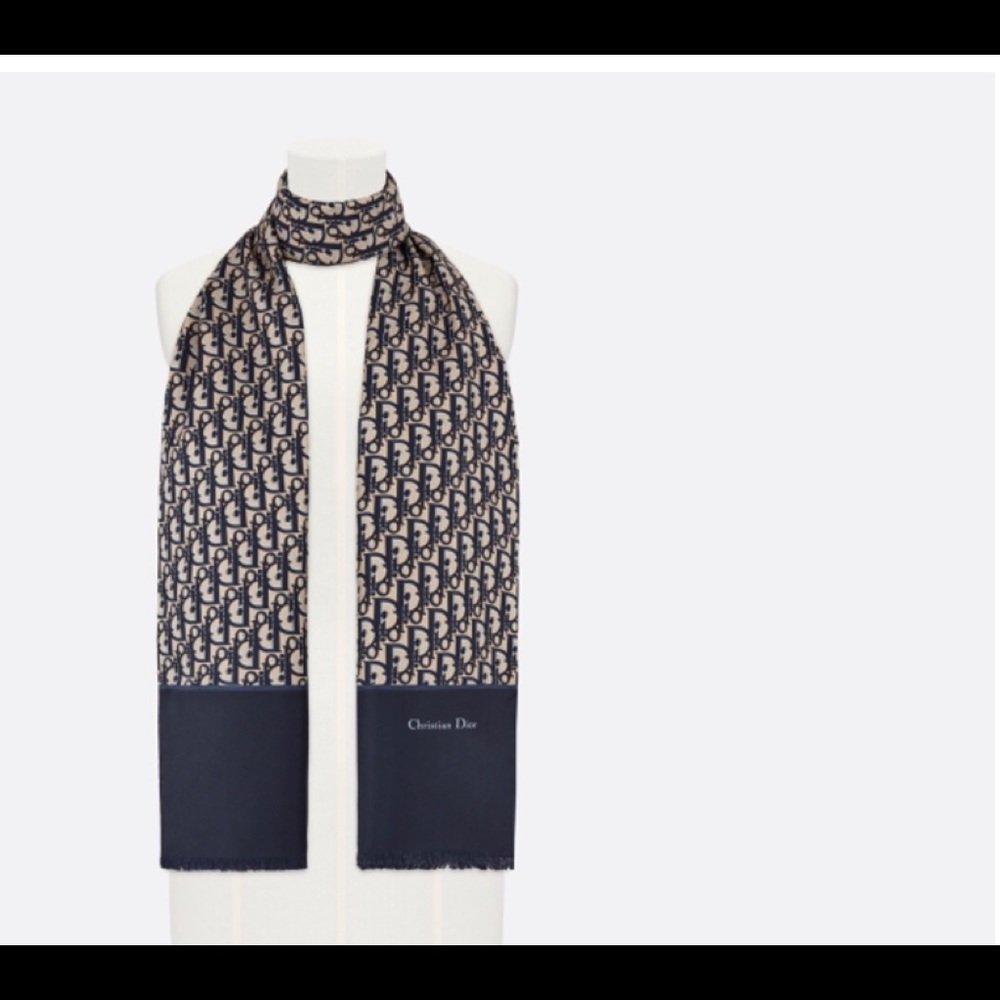 AUTHENTIC Christian Dior Silk Scarf